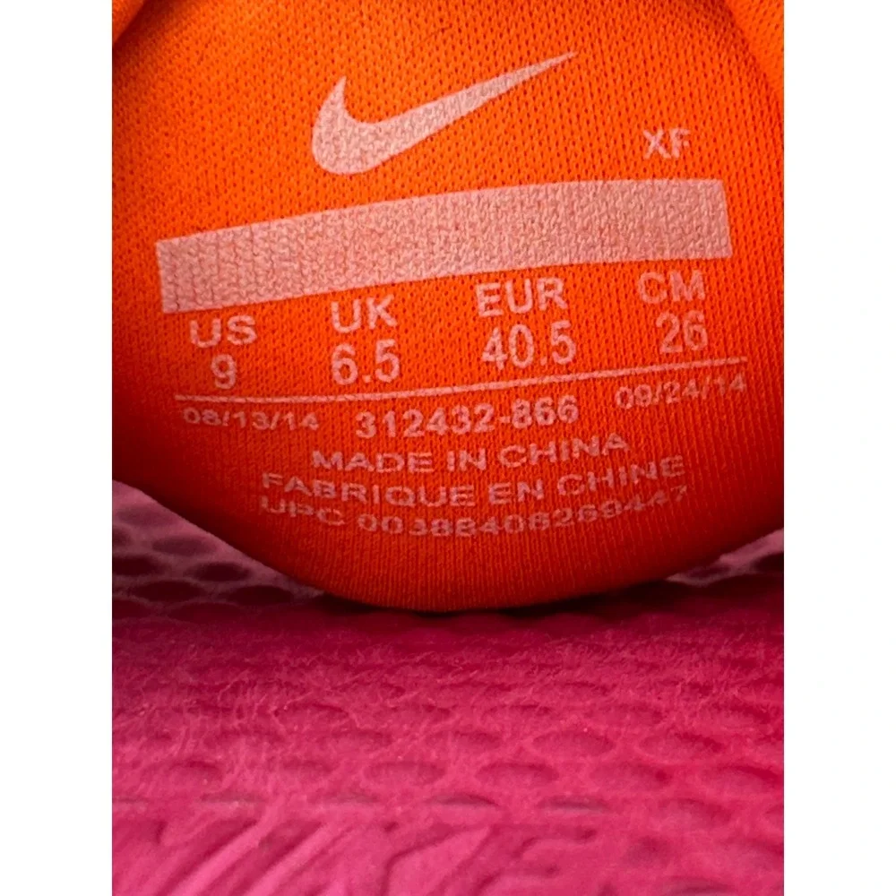 Nike Benassi JDI Women Orange Magenta Slides Sandals‎ 312432-866 Size 9